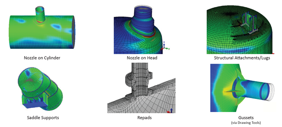 components analyzed with NozzlePRO